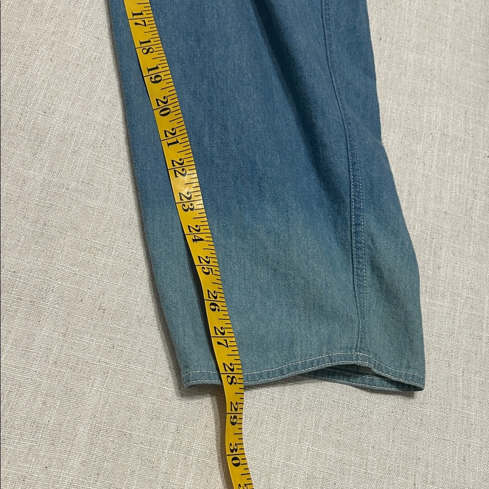 Vintage Liz Wear Jumpsuit Women’s Large Denim 80s Faded Casual - Picture 12 of 16